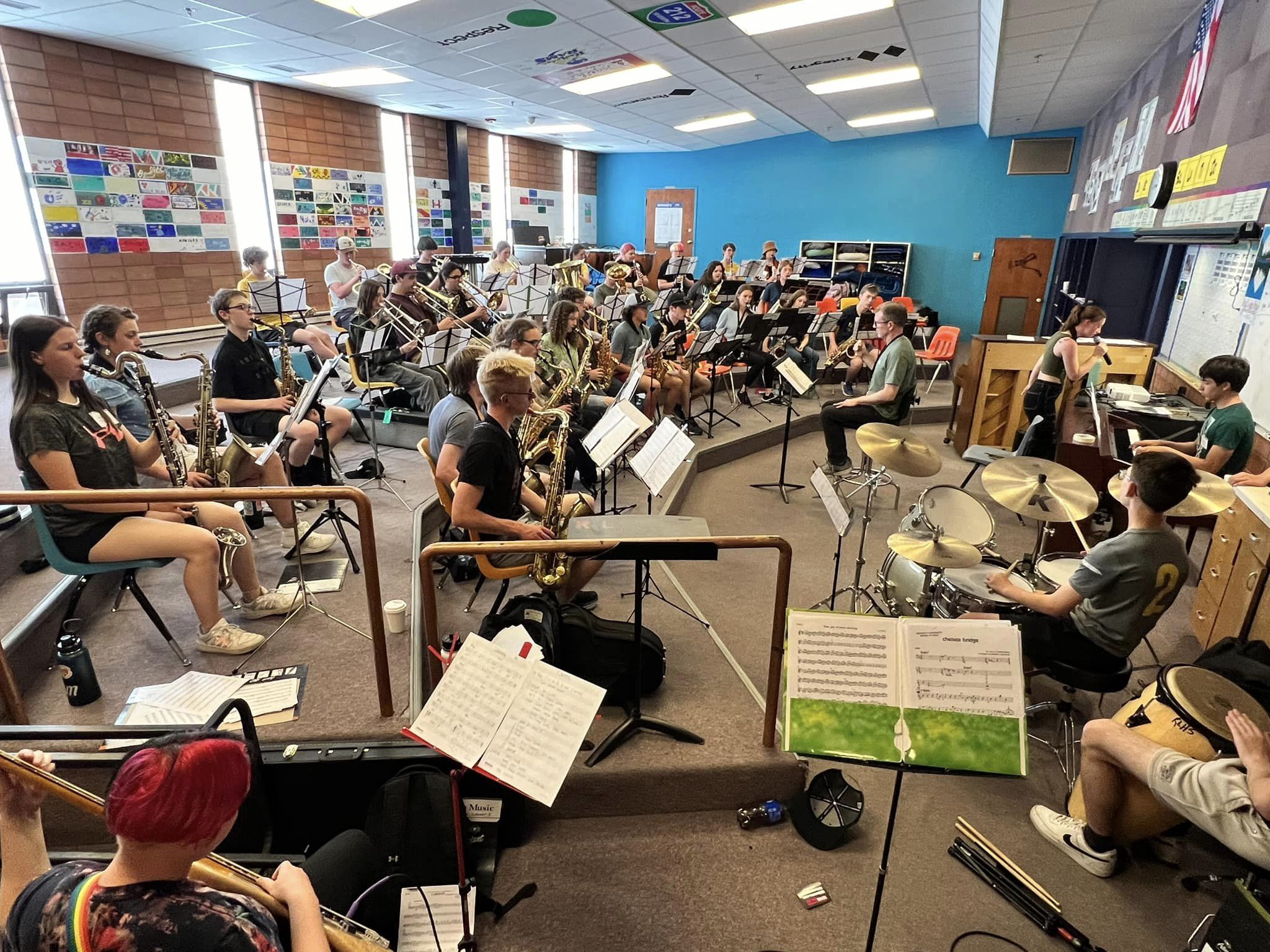 RLMF students practicing at camp